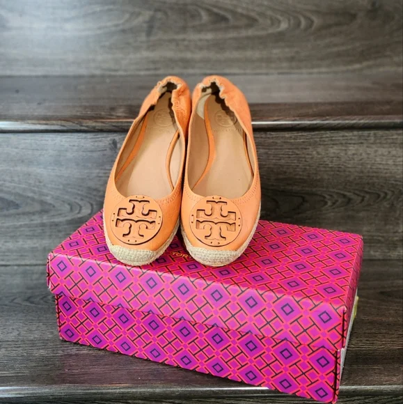 Tory Burch | Shoes | Authentic Tory Burch Espadrilles Orange  display picture 1